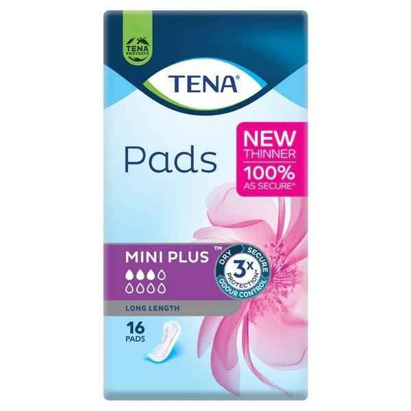 Tena Pads Mini Plus Long Length (16PK)