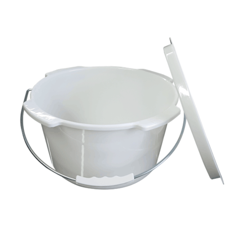 Aspire Commode Bowl with Handle & Lid - Connect Mobility