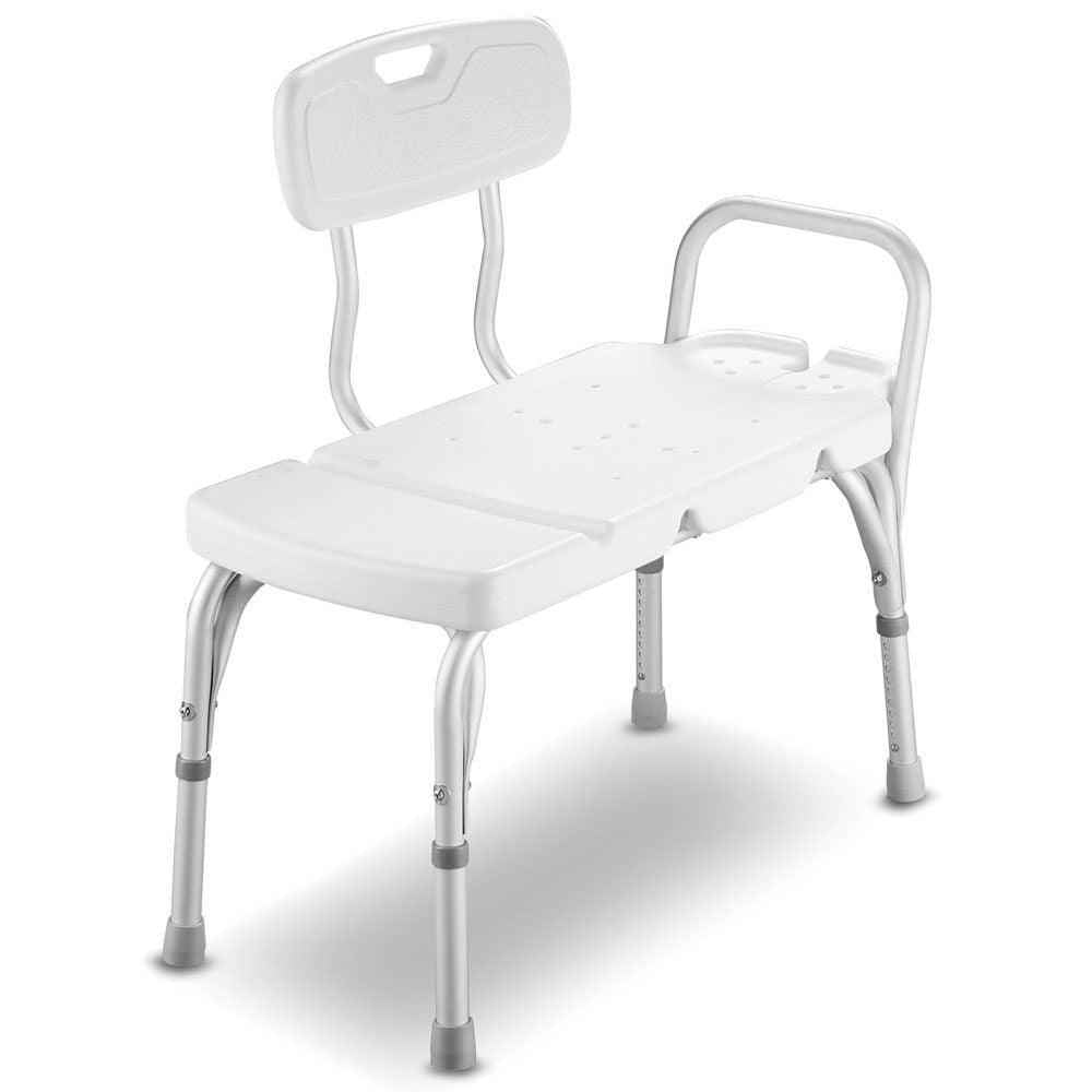 Shower chair or bath transfer bench compared by a pharmacist, Connect Mobility