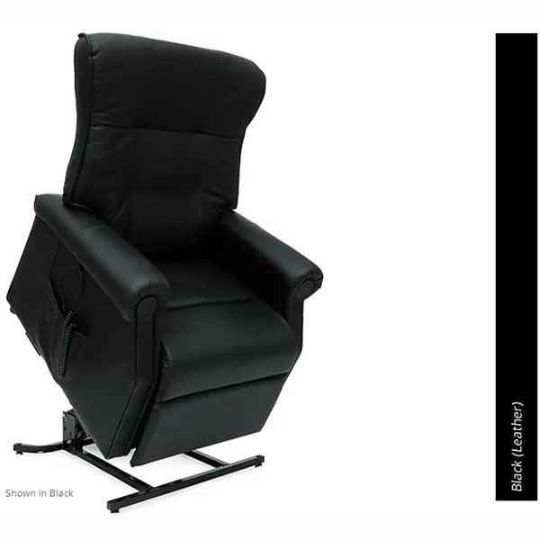 Pride T3 infinite position dual motor lift chair showing independent backrest and legrest positioning