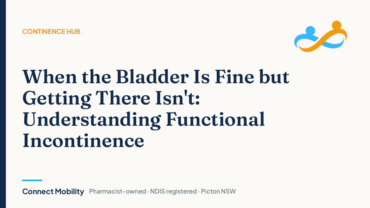 Understanding functional incontinence, Connect Mobility
