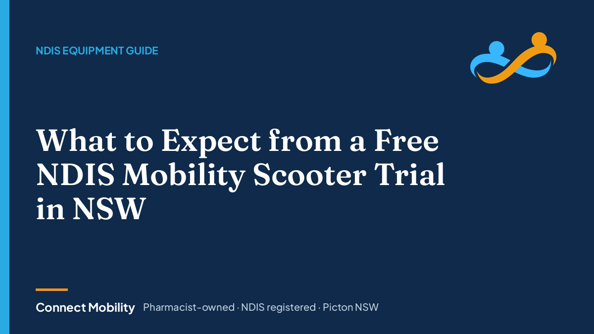 NDIS mobility scooter free trial, Connect Mobility