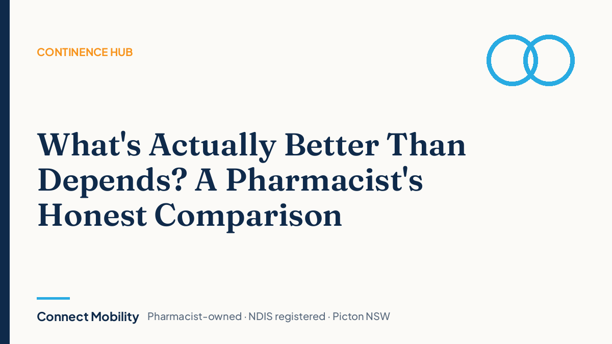 Alternatives to Depend incontinence products compared by a pharmacist – Connect Mobility Continence Hub