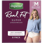 Depend Real-Fit for Women Super Underwear (8PK | Medium) - My Store