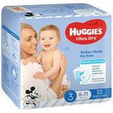 Huggies Ultra Dry Nappies Size 3 Crawler (6-11kg | 22PK) Boy - My Store