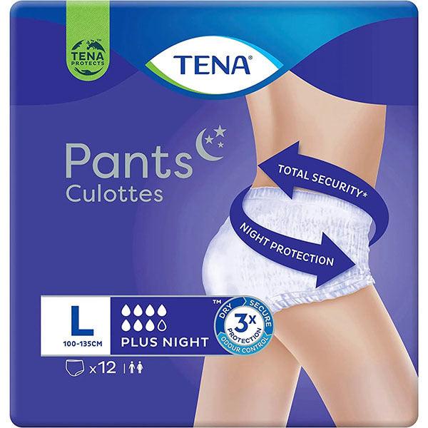 Tena Pants Plus Night (12PK | Large) - My Store