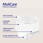 MoliCare Mobile 10 Drop pull-up pant diagram with labelled features