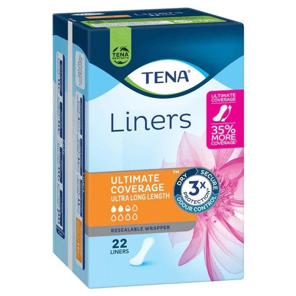 Tena Liners Ultimate Coverage Ultra Long Length (22PK) - My Store