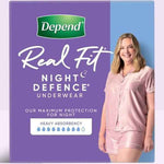 Depend Real Fit Night Defence Underwear (8PK | Large)