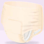 Depend Real Fit Night Defence pull-up brief in beige on its own