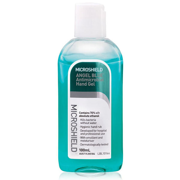 Microshield Angel Blue Antimicrobial Hand Gel (100mL) – Connect Mobility