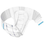 MoliCare Premium Elastic Slip opened out showing the elastic side panels