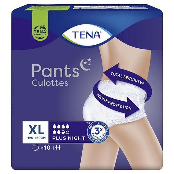 Tena Pants Plus Night (10PK | XLarge) - My Store