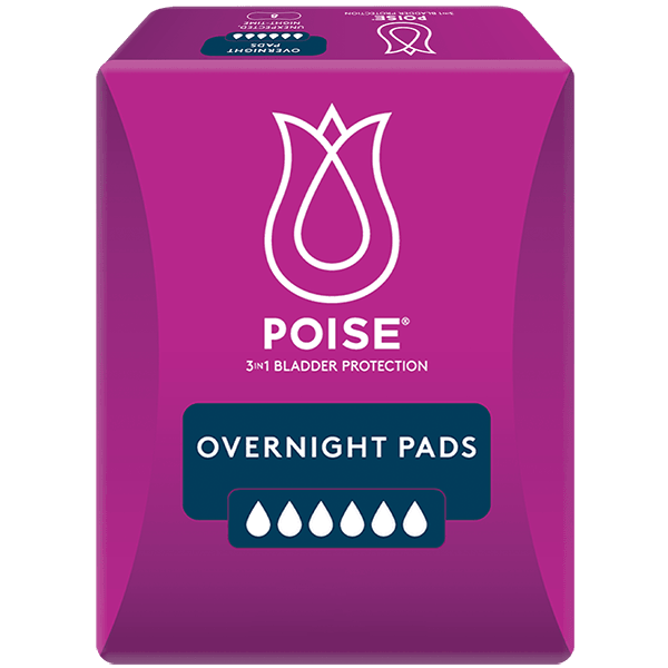 Poise Overnight Pads (8PK)