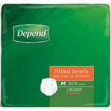 Depend® Fitted Briefs Unisex (10PK | Medium) - My Store