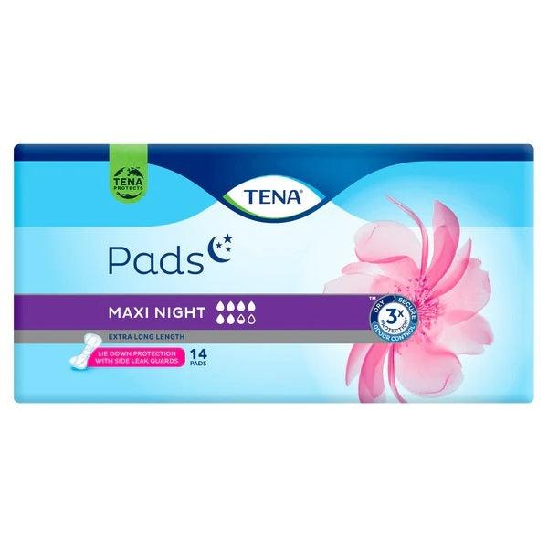 Tena Pads Maxi Night Extra Long Length (14PK) - My Store