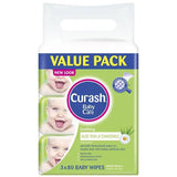 Curash Baby Wipes - Aloe Vera & Chamomile (3x80PK)