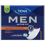 Tena Men Active Fit Level 3 pads, 8 pack front