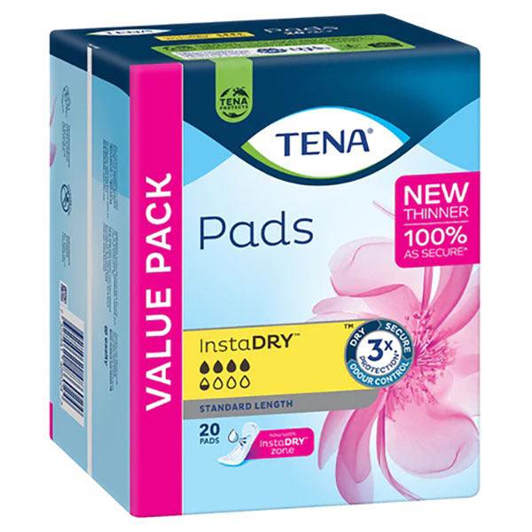 Tena Pads InstaDRY™ Standard Length (20PK) - My Store