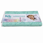 Kylie Kids Mac Waterproof Backing With Tuck Ins Bed Pad 100x100cm 2500ml Green
