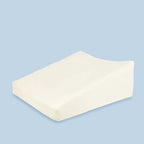 TheraMed Contoured Bed Wedge Pillow in cream quilted cover