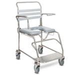 Juvo Mobile Shower Commode – Sliding Footplate