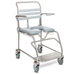 Juvo Mobile Shower Commode – Sliding Footplate