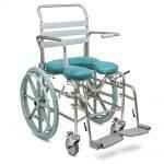 Juvo Mobile Shower Commode – Folding Self Propelled