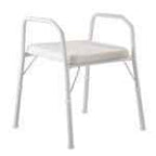 Extra Wide Shower Stool, smaller side view