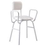 Shower Stool – Padded with Backrest