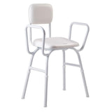 Shower Stool – Padded with Backrest