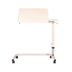 Overbed Table (Split Table Top) side view showing height column