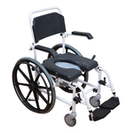 Aspire 440mm Aluminium Commode - Self Propelled - Connect Mobility