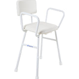 Aspire Shower Stool with Padded Seat & Back