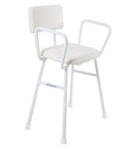 Aspire Shower Stool with Padded Seat & Back - Connect Mobility