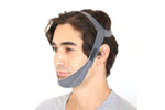 Man wearing the Best in Rest CPAP Chin Strap, three-quarter view
