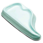 Hair Washing Tray for Bed in pale green moulded plastic
