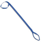Leg Lifter Strap in blue with hand and foot loops