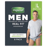 Depend® Real-Fit Underwear for Men (8PK | Medium) - My Store