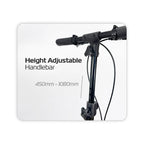 Knee Walker Scooter height adjustable handlebar close up