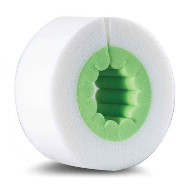SAF Heel Protector, foam ring with green convoluted centre