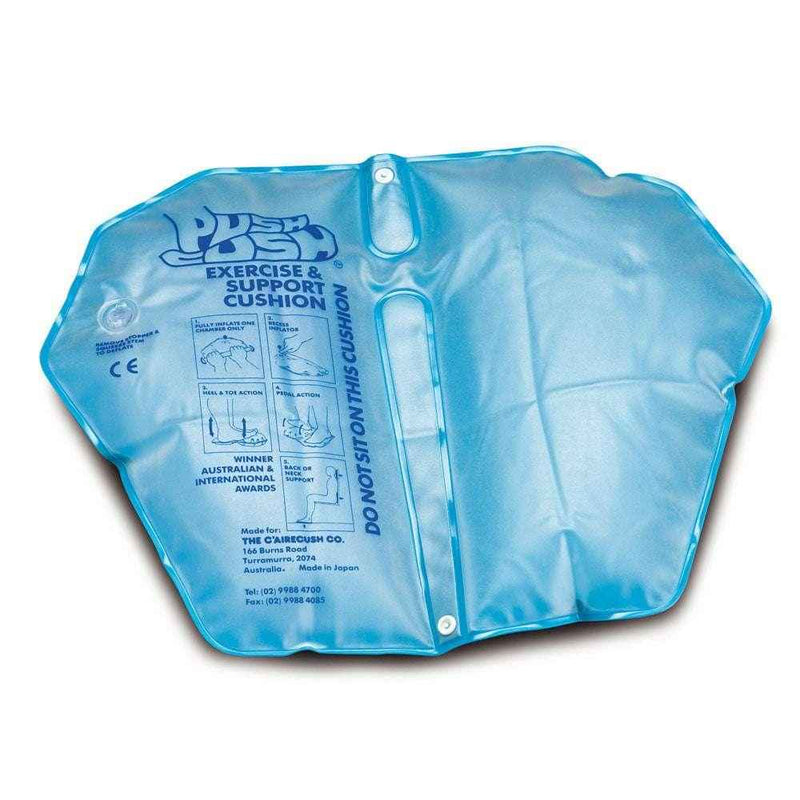 Push Cush Mobility Cushion, blue inflatable cushion