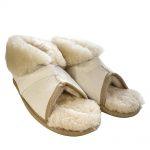 Sheepskin Slippers Open Toe