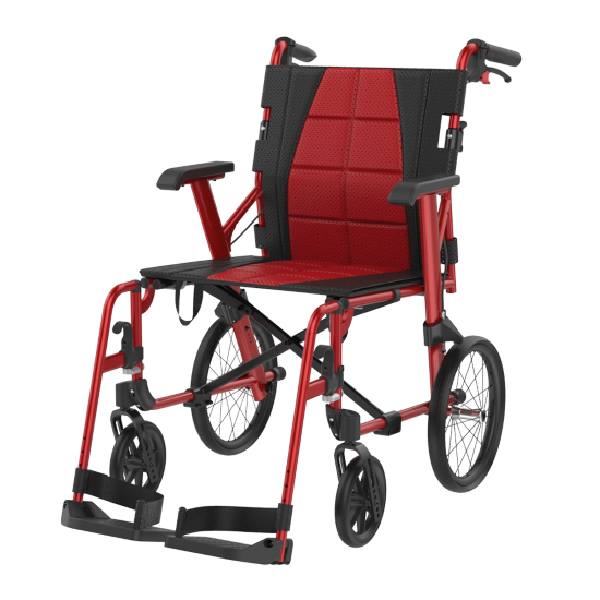 Aspire Socialite Folding Wheelchair - Attendant Propelled - Connect Mobility