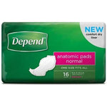 Depend Anatomic Pads Normal Unisex OSFA (16PK) - My Store