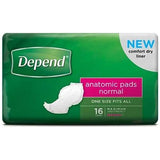 Depend Anatomic Pads Normal Unisex OSFA (16PK) - My Store