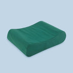 TheraMed Naturelle Latex Travel Pillow in green cover
