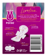 Poise® LiveFree Super Pad with Wing (12PK) - Connect Mobility