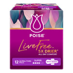 Poise® LiveFree Super Pad with Wing (12PK) - Connect Mobility