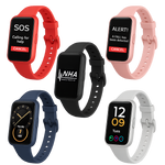 NHA 4G Medical Alarm Watch with GPS in five strap colours